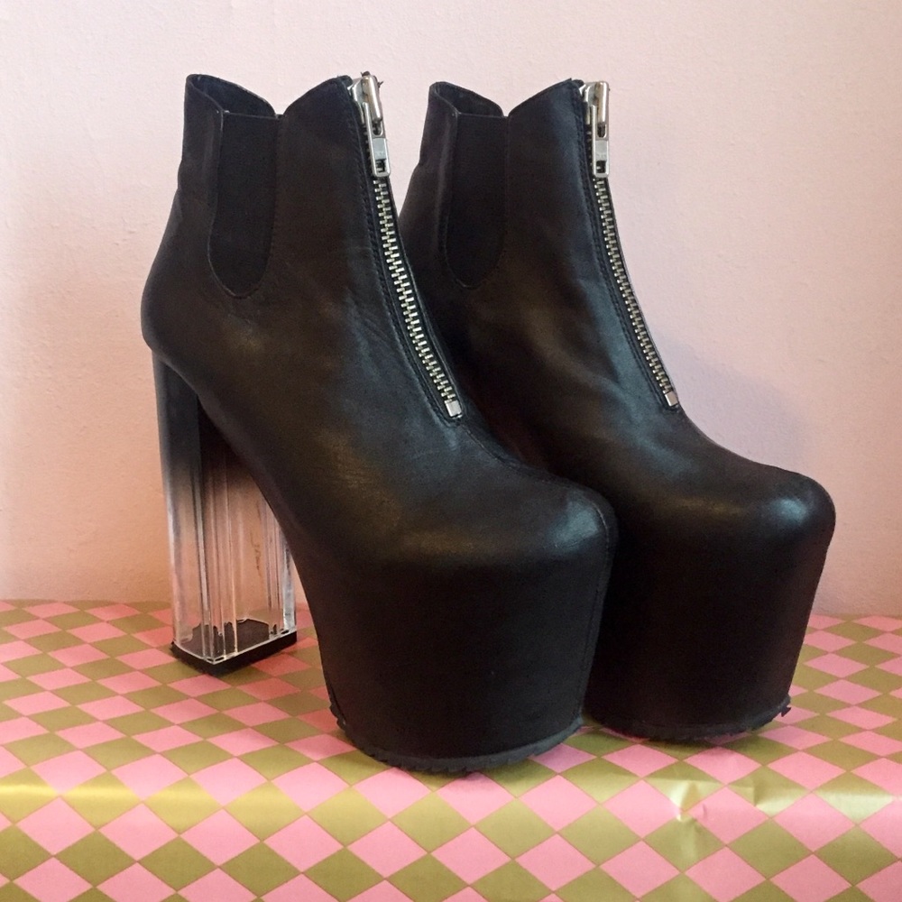 UNIF Das Boot Ombré Heel Mega Platform Booties